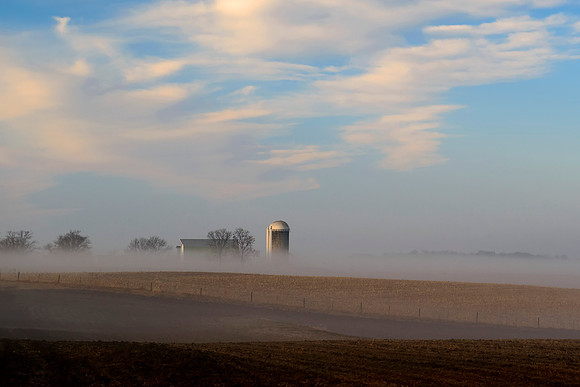 Foggy Morning on Highway 1