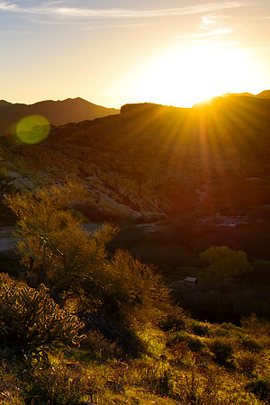 Tonto Sunset Triptych Right