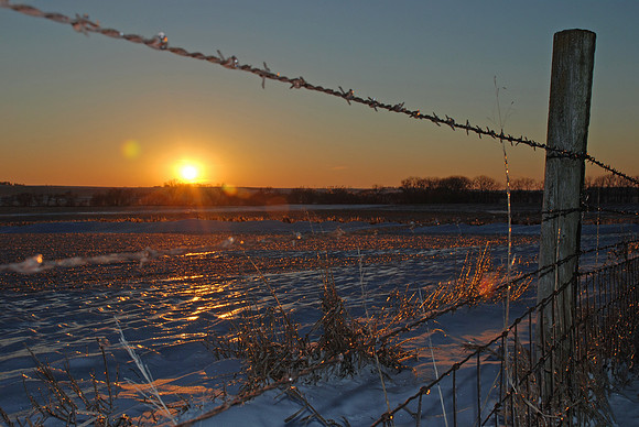 Sunset on Ice