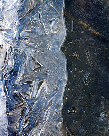 Spring Ice on Lake Macbride