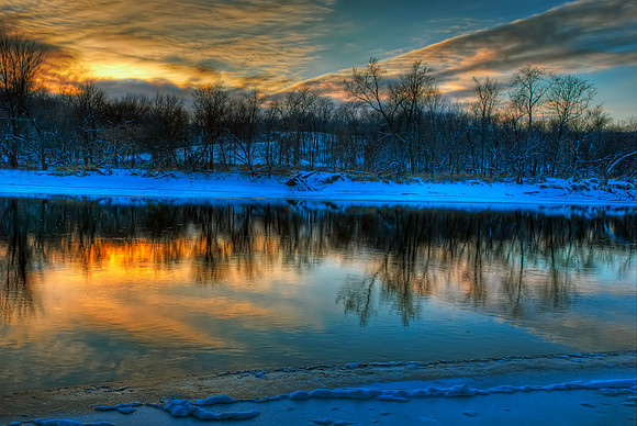 Cedar River Snow